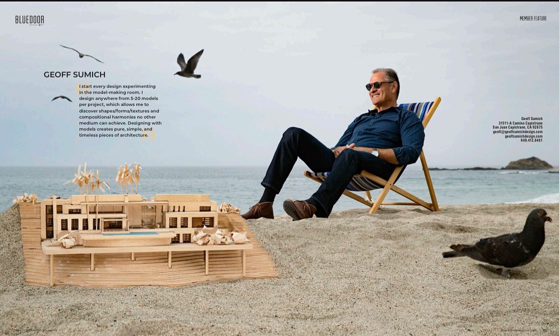 “Designing with models creates pure, simple, and timeless pieces of architecture,” says Geoff Sumich. Read more about Blue Door Magazine members in the current issue. Photo by Brett Hillyard. @bluedoormagazine @geoffsumichdesign @hillycollective #bluedoormagazine #hillycollective #geoffsumichdesign #architecturedesign #modelmaking #architecture