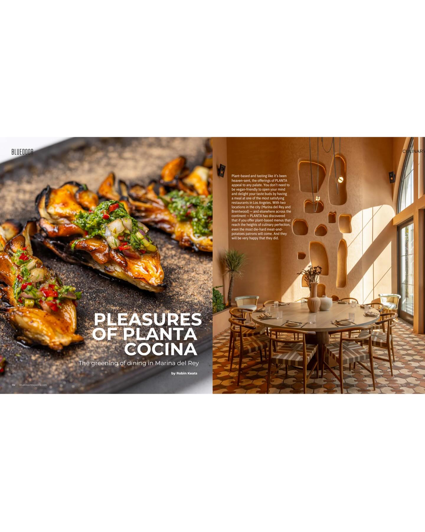 🌱 Plant-based never tasted so divine. PLANTA @planta is redefining dining in Marina del Rey & Brentwood - where even the most loyal carnivores become believers. With a menu that’s as elevated as it is inclusive, this isn’t just vegan… it’s visionary. 💫
🥢 Come for the cuisine, stay for the culinary pleasure.
📍#PLANTA | #MarinaDelRey | #Brentwood
📰 @bluedoormagazine
📝 Words by Robin Keats
#BlueDoorEats #PlantBasedPerfection #LADining #SustainableLuxury #CocinaGreen